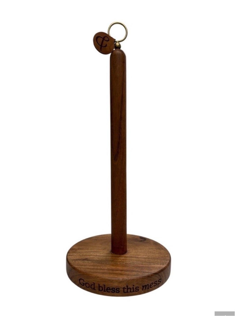 Dayspring- Mary & Martha-Brown Açaí wood-Paper Towel Holder